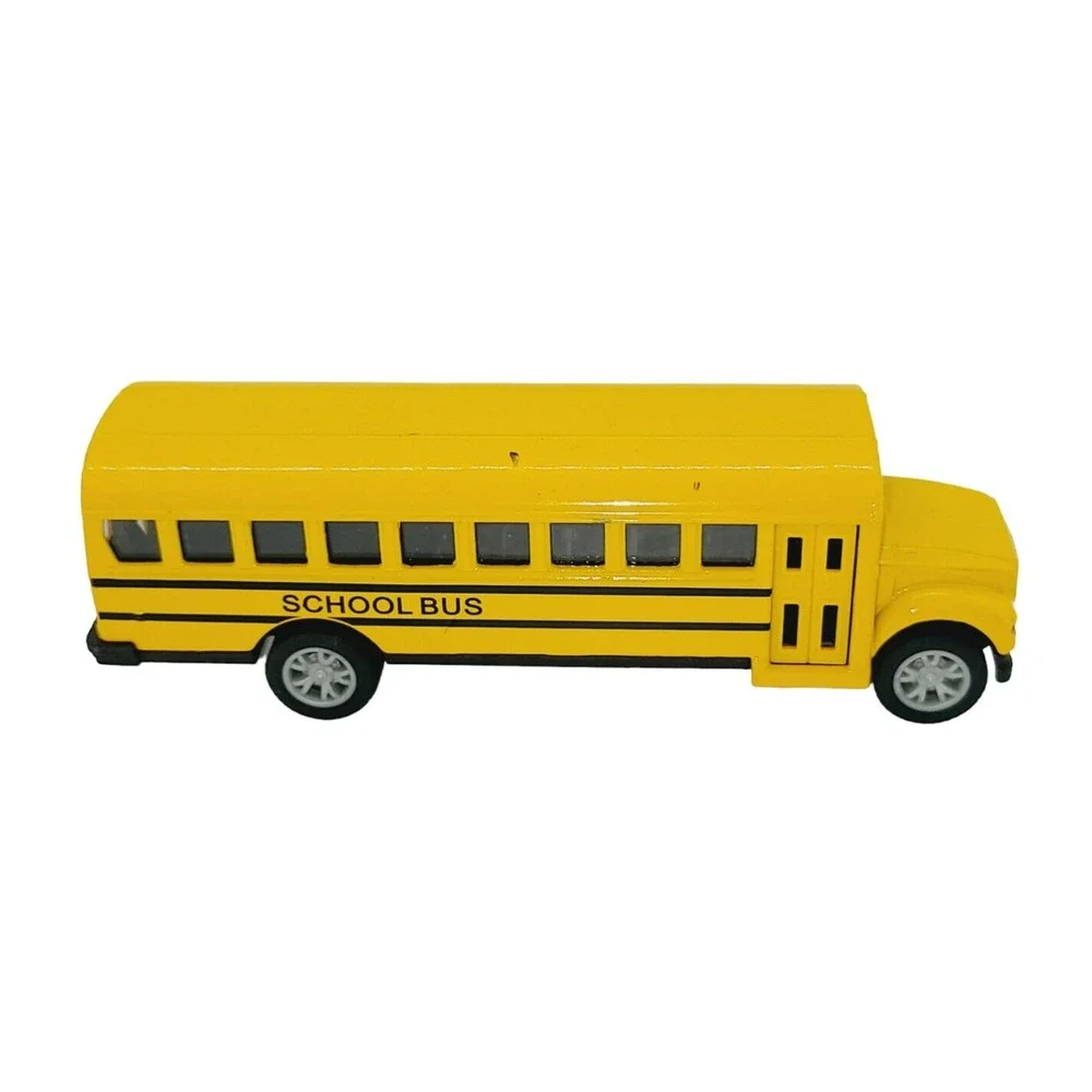 Yellow School Bus Diecast Pull Back Car‎